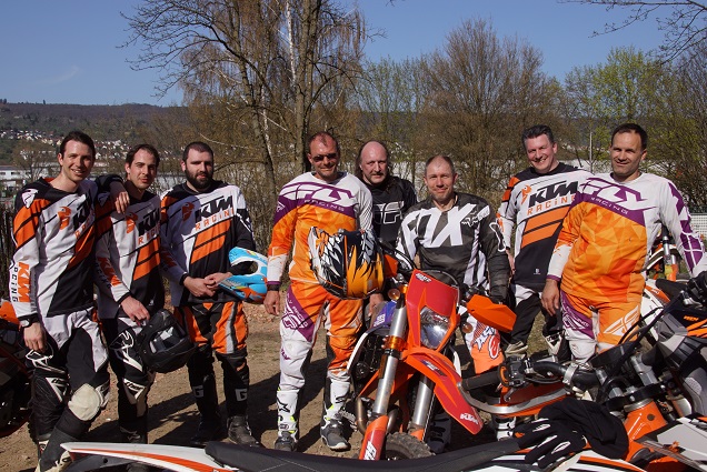 Enduro Veranstaltung am 08.04.2018